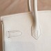 Replica Handbag Store White Epsom Birkin 25cm Handmade Bag