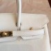 Replica Handbag Store White Epsom Birkin 25cm Handmade Bag