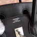Replica Handbag Store Black Swift Birkin 25cm Handmade Bag