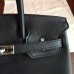 Replica Handbag Store Black Swift Birkin 25cm Handmade Bag
