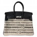 Replica Handbag Store Birkin 35cm De Camp Dechainee Toile Bag