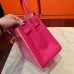 Replica Handbag Store Pink Espom Horseshoe Brikin 30cm Handmade Bag