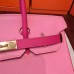 Replica Handbag Store Pink Espom Horseshoe Brikin 30cm Handmade Bag
