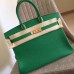 Replica Handbag Store Bamboo Clemence Birkin 35cm Handmade Bag