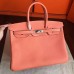 Replica Handbag Store Crevette Clemence Birkin 35cm Handmade Bag