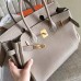 Replica Handbag Store Grey Clemence Birkin 35cm Handmade Bag