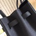 Replica Handbag Store Black Clemence Birkin 35cm Handmade Bag