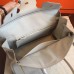 Replica Handbag Store Pearl Grey Clemence Birkin 35cm Handmade Bag