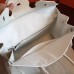Replica Handbag Store White Clemence Birkin 35cm Handmade Bag
