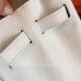 Replica Handbag Store White Clemence Birkin 35cm Handmade Bag