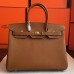Replica Handbag Store Brown Epsom Birkin 35cm Handmade Bag