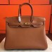 Replica Handbag Store Gold Swift Birkin 35cm Handmade Bag