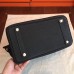 Replica Handbag Store Black Clemence Birkin 40cm Handmade Bag