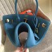 Replica Handbag Store Blue Jean Clemence Birkin 30cm Handmade Bag