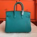 Replica Handbag Store Blue Paon Epsom Birkin 25cm Handmade Bag