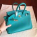 Replica Handbag Store Blue Paon Epsom Birkin 25cm Handmade Bag