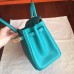 Replica Handbag Store Blue Paon Epsom Birkin 25cm Handmade Bag