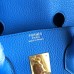 Replica Handbag Store Blue Hydar Clemence Birkin 35cm Handmade Bag