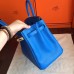 Replica Handbag Store Blue Hydar Clemence Birkin 35cm Handmade Bag