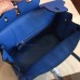 Replica Handbag Store Blue Epsom Birkin 25cm Handmade Bag
