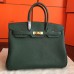 Replica Handbag Store Vert Clemence Birkin 35cm Handmade Bag Replica Handbag Store Vert Clemence Birkin 35cm Handmade Bag