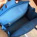 Replica Handbag Store Blue Paradiso Epsom Birkin 25cm Handmade Bag