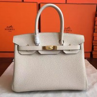 Replica Handbag Store Beige Clemence Birkin 30cm Handmade Bag