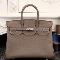 Replica Handbag Store Birkin 30cm 35cm Bag In Etoupe Clemence Leather