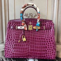 Replica Handbag Store Birkin 30cm 35cm Bag In Fuchsia Crocodile Leather Replica Handbag Store Birkin 30cm 35cm Bag In Fuchsia Crocodile Leather