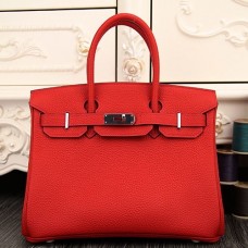 Replica Handbag Store Birkin 30cm 35cm Bag In Red Clemence Leather Replica Handbag Store Birkin 30cm 35cm Bag In Red Clemence Leather