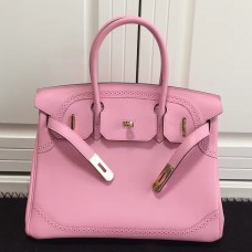 Replica Handbag Store Birkin Ghillies 30cm In Pink Swift Leather Replica Handbag Store Birkin Ghillies 30cm In Pink Swift Leather