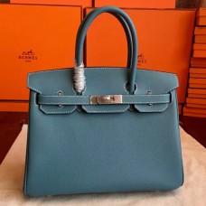 Replica Handbag Store Blue Jean Epsom Birkin 35cm Handmade Bag Replica Handbag Store Blue Jean Epsom Birkin 35cm Handmade Bag
