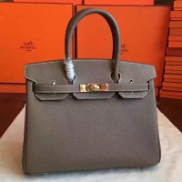 Replica Handbag Store Etoupe Epsom Birkin 30cm Handmade Bag