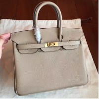 Replica Handbag Store Grey Clemence Birkin 25cm Handmade Bag
