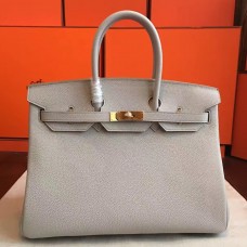 Replica Handbag Store Pearl Grey Clemence Birkin 35cm Handmade Bag Replica Handbag Store Pearl Grey Clemence Birkin 35cm Handmade Bag