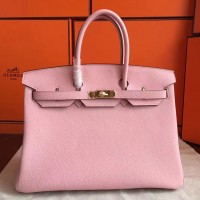 Replica Handbag Store Pink Clemence Birkin 40cm Handmade Bag Replica Handbag Store Pink Clemence Birkin 40cm Handmade Bag