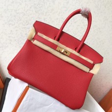 Replica Handbag Store Red Clemence Birkin 25cm Handmade Bag Replica Handbag Store Red Clemence Birkin 25cm Handmade Bag