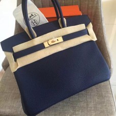 Replica Handbag Store Sapphire Clemence Birkin 35cm Handmade Bag Replica Handbag Store Sapphire Clemence Birkin 35cm Handmade Bag
