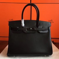 Replica Handbag Store So Black Box Birkin 30cm Handmade Bag