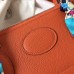 Replica Handbag Store Orange Clemence Bolide 35cm Handmade Bag