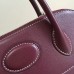 Replica Handbag Store Bolide 31cm Bag In Burgundy Swift Leather