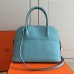 Replica Handbag Store Bolide 31cm Bag In Celeste Swift Leather