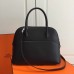 Replica Handbag Store Bolide 31cm Bag In Black Swift Leather