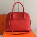 Replica Handbag Store Bolide 31cm Bag In Red Swift Leather
