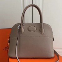 Replica Handbag Store Bolide 31cm Bag In Grey Swift Leather