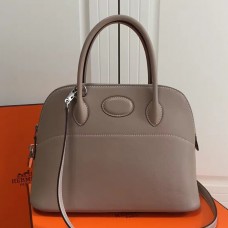 Replica Handbag Store Bolide 31cm Bag In Grey Swift Leather