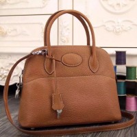 Replica Handbag Store Bolide Tote Bag In Brown Leather
