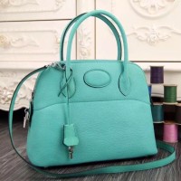 Replica Handbag Store Bolide Tote Bag In Turquoise Leather