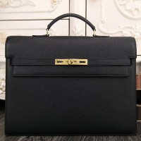 Replica Handbag Store Black Kelly Depeche 38cm Briefcase Bag Replica Handbag Store Black Kelly Depeche 38cm Briefcase Bag