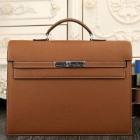 Replica Handbag Store Brown Kelly Depeche 38cm Briefcase Bag Replica Handbag Store Brown Kelly Depeche 38cm Briefcase Bag